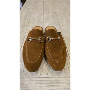 Steve Madden Women's Suede Mules Size 10 Brown Loafer Slip On Casual